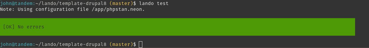 PHPStorm Lando Test Deprecations Pass